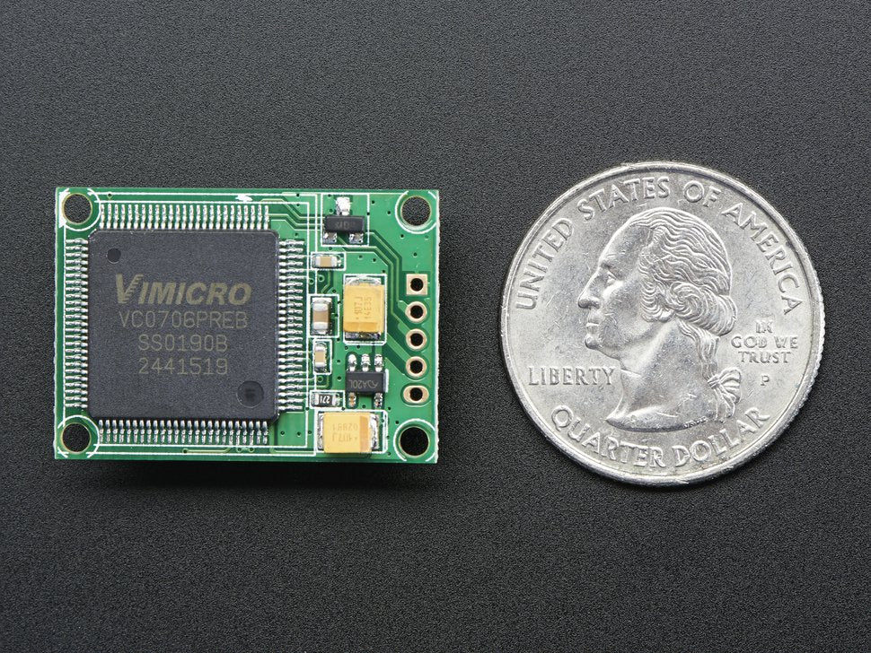 Miniature TTL Serial JPEG Camera with NTSC Video - (AD2064)