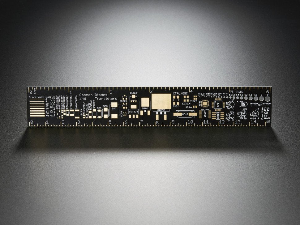 Adafruit PCB Ruler v2 - 6" - (AD24107)