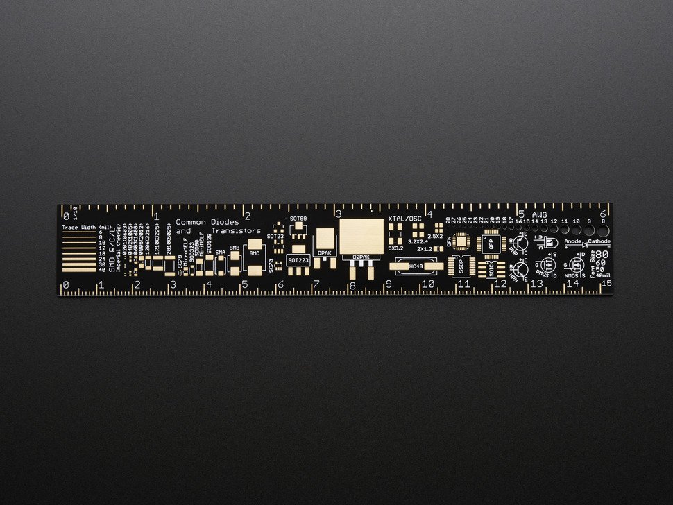 Adafruit PCB Ruler v2 - 6" - (AD24107)