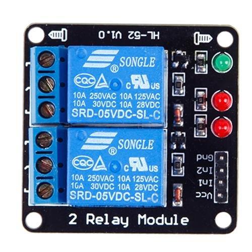 2-Channel 5V Relay Module (Low Level Trigger) - (AD92988)