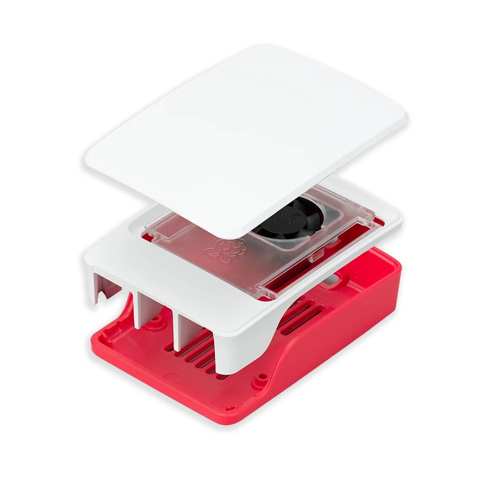 Raspberry Pi 5 Case - Red/White - (AD86398)