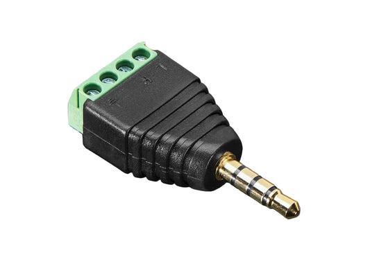 4-Pin Green Audio Adapter 3.5mm Male - (AD50893)