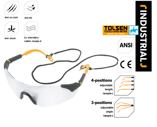 Tolsen Safety Glasses - (AD82420)