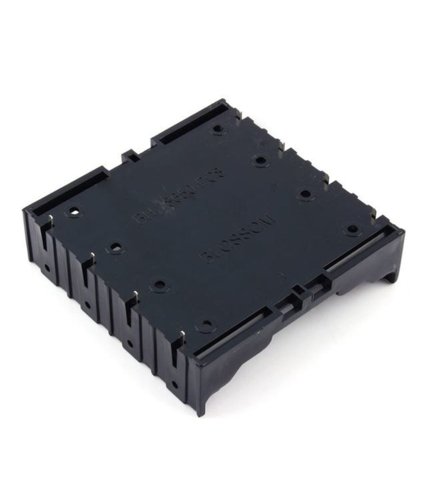 4x18650 Lithium Battery Holder Case Black PCB 8 Pin - (AD35968)