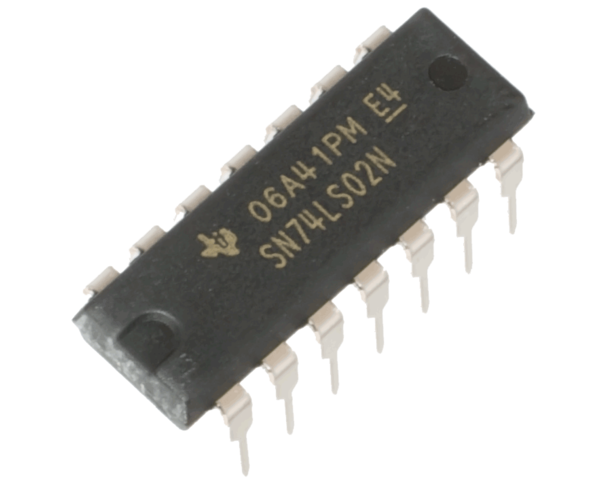 74LS02 Compuerta NOR 2 Entradas - (AD476)
