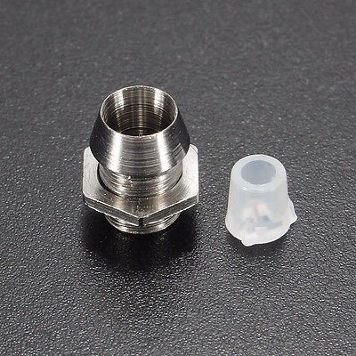 5mm LED Holder Chrome Metal Silver Bezel - (AD22710)