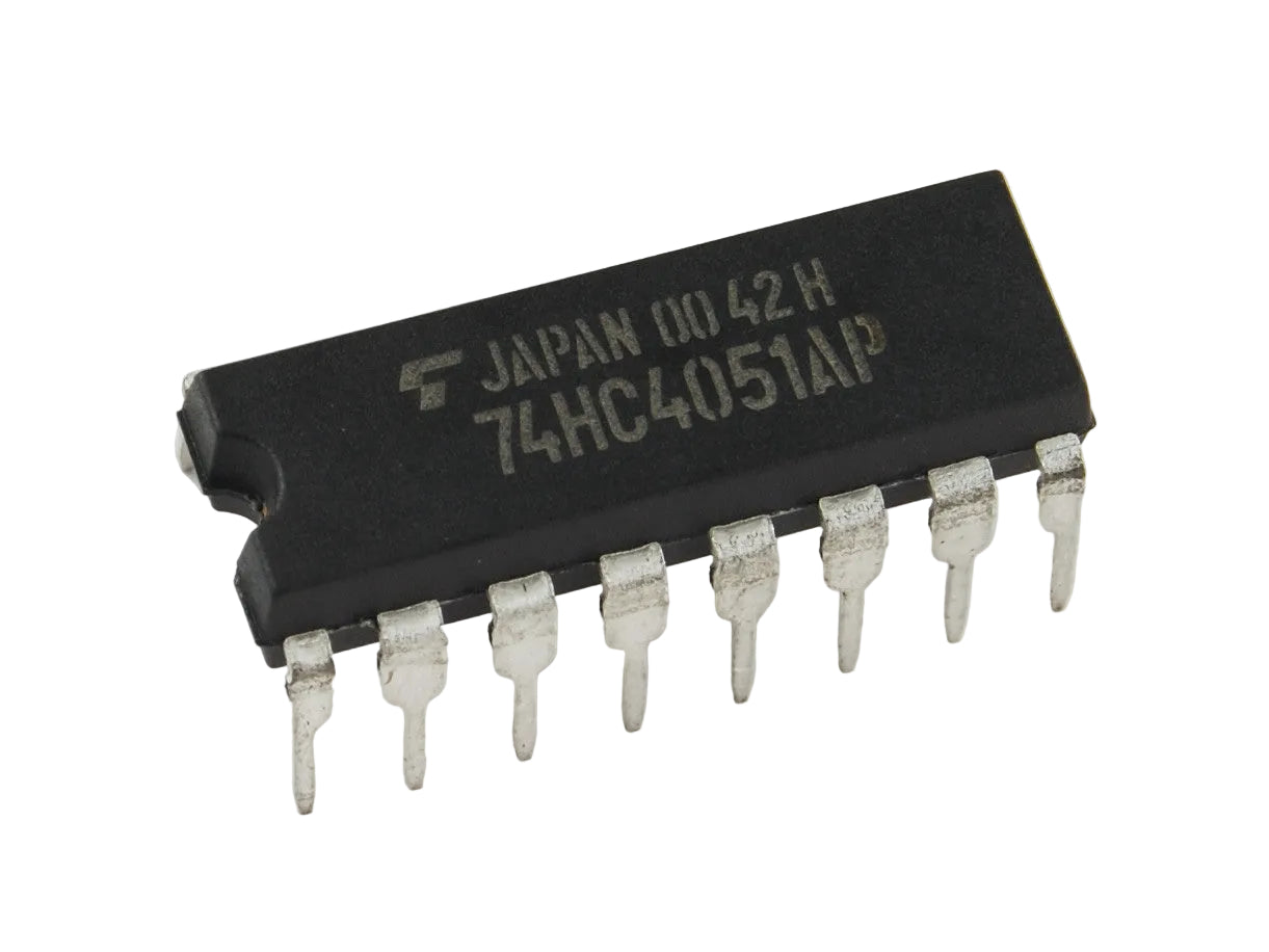 74HC4051 Multiplexor Analogico (8 E/S - 1 E/S) - (AD120)