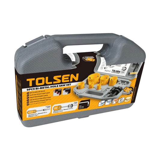 Tolsen Bi-Metal Hole Saw Set (9 PCS) - (AD82497)