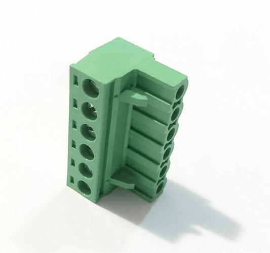 6 Pin Female Plug-in Type Vertical Terminal Block 5mm - (AD27806)