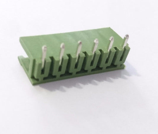 6 Pin Male Plug-in Type Vertical Terminal Block 5mm - (AD27799)