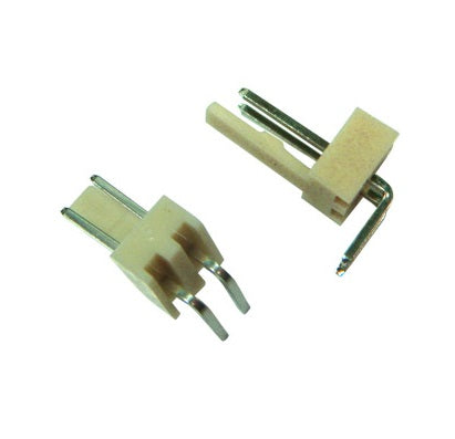 2 Pin Wafer Connector 2.54mm Right Angle - (AD12890)