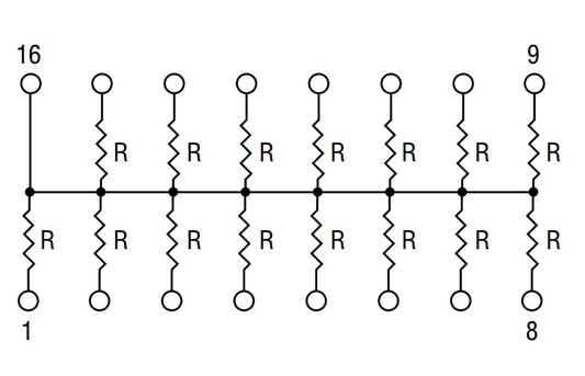 4116R-002-151 Resistor Array 150Ω - (AD1396)