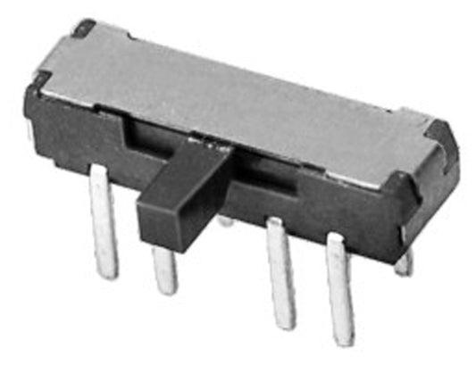 MK-23D38 Mini Slide Switch 2P3T Through Hole 0.3A 6VDC - (AD17110)