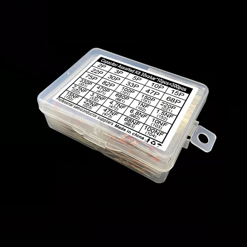 2pF~100nF Ceramic Capacitor Kit Box (300 PCS) - (AD21522)
