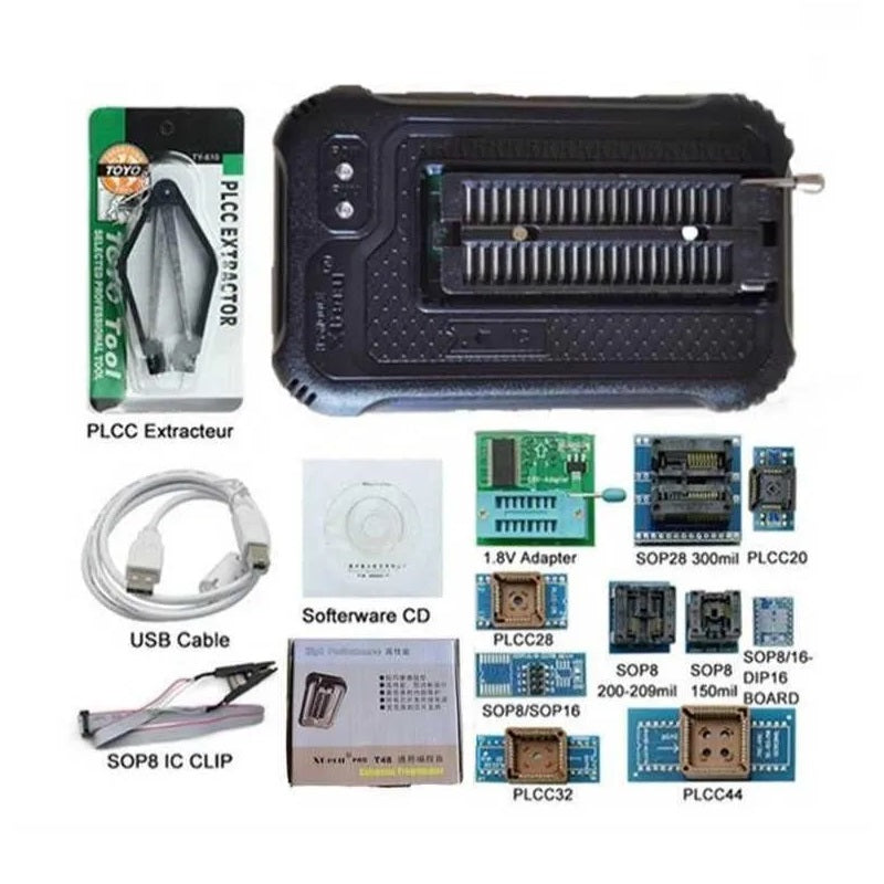 T48 TL866-3G Programmer USB + 12 Adapter - (AD218)