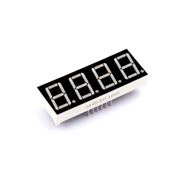 Display LED Rojo 7 Segmentos 4 Digitos Catodo Comun 0.56" - (AD23008)