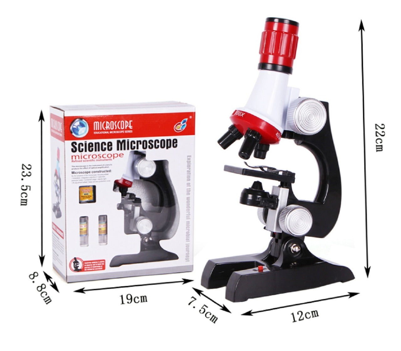 School Science Educational Biological Microscope 1200X for Kids - (AD24909)
