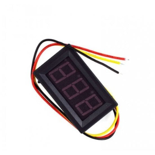 V27D 0.56'' 3 Wires LED Mini Digital Voltmeter DC 0V To 99.9V Blue - (AD10654)