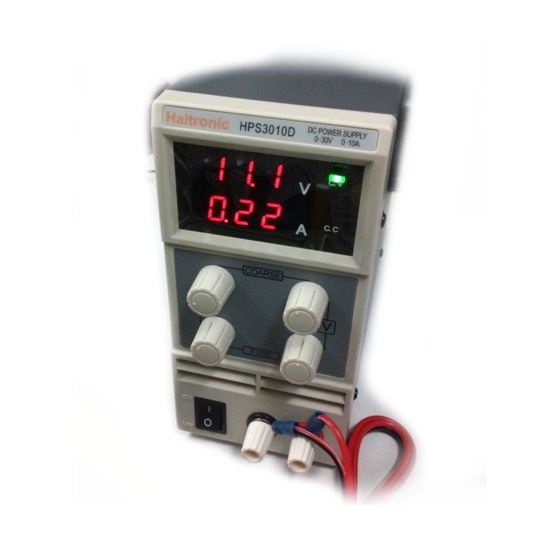 HPS3010D Mini Switching DC Power Supply 0-30VDC @ 0-10A - (AD30273)