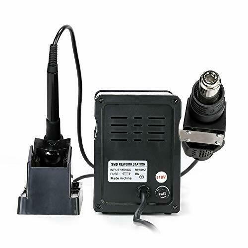 898D 2 in 1 Soldering Iron & Rework Station - (AD30503)