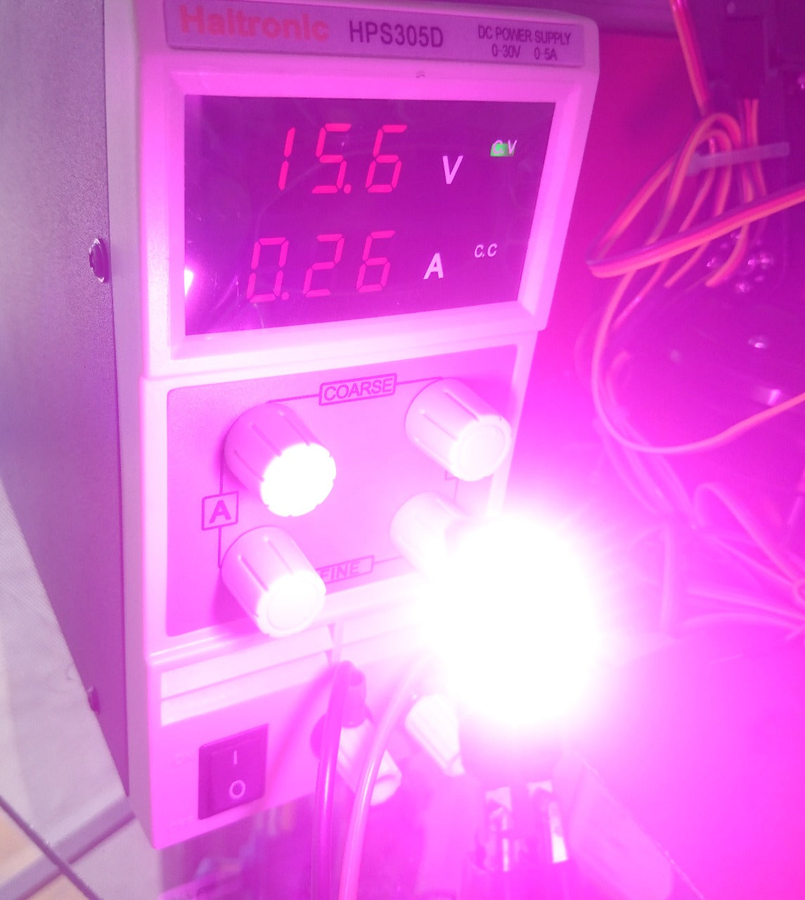 T10 Purple 6W LED Light 12VDC - (AD30584)