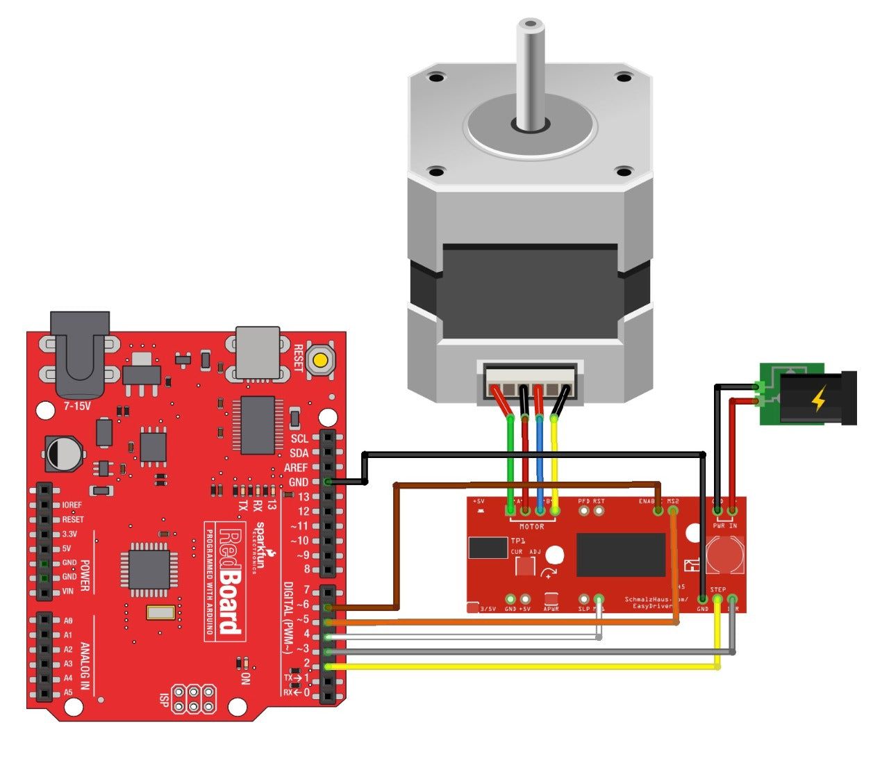 Generic EasyDriver - Stepper Motor Driver - (AD30742)
