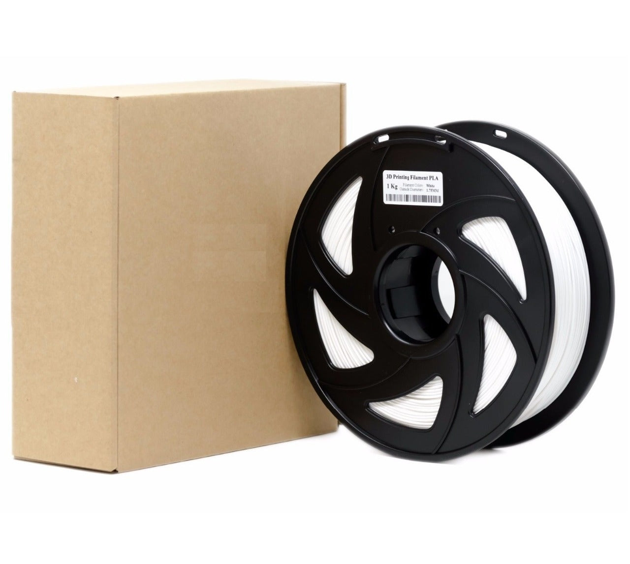 1.75mm PETG White 3D Printer Filament 1KG - (AD65990)