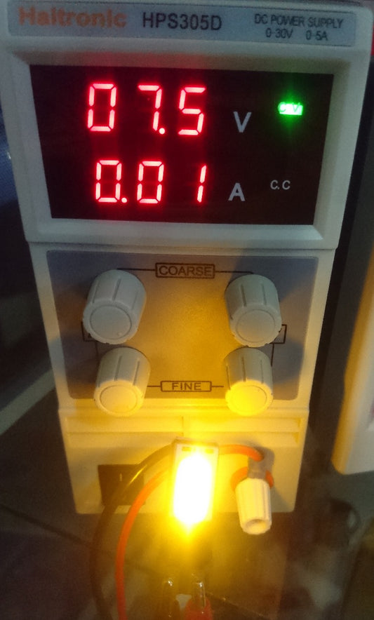 T10 Yellow 6W LED Light 12VDC - (AD34424)