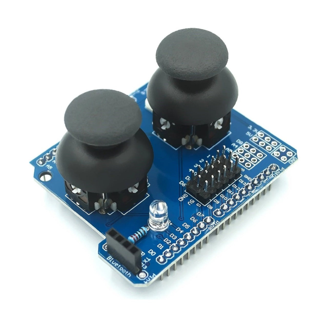 Dual JoyStick Module Shield PS2 - (AD35354)