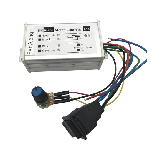 10A DC Motor Adjuster Speed Control PWM 9V-60V With Forward & Reverse - (AD36280)