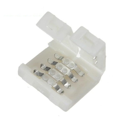 4 Pin 10mm Clip-on Coupler Connector For LED Strip Light - (AD36388)
