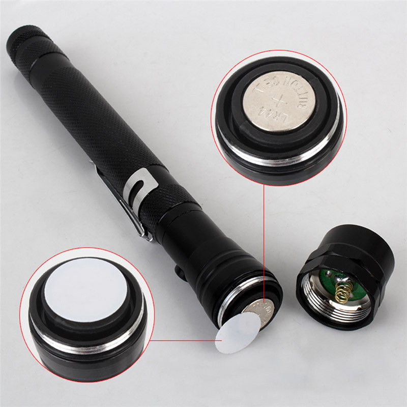 Blue Flexible Telescopic 3 LED Magnetic Lamp Light Tool - (AD38898)