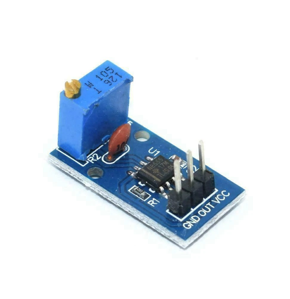 NE555 Frequency Adjustable Pulse Generator Module - (AD39345)