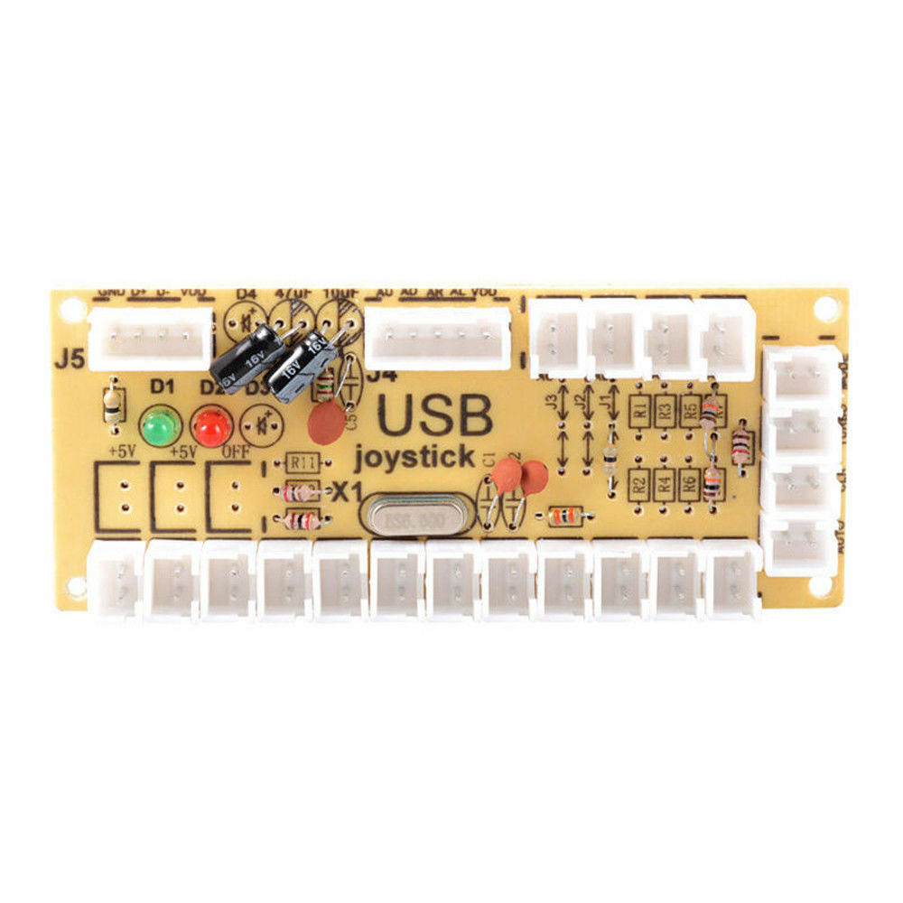 Zero Delay Arcade Encoder USB Board + Cables - (AD43723)