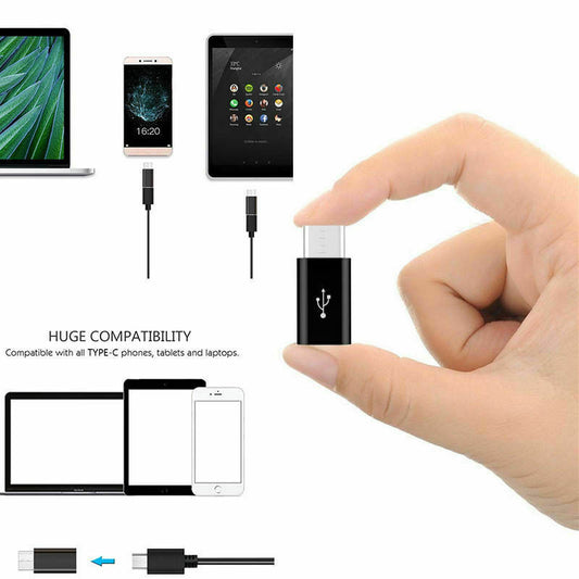 Micro USB Female To Type C Male Adapter Converter - (AD47158)