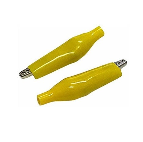 Yellow Alligator Test Clip (28mm) - (AD47603)