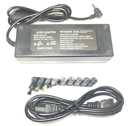 MV-12110 12VDC @ 10A Power Supply Adapter - (AD49092)