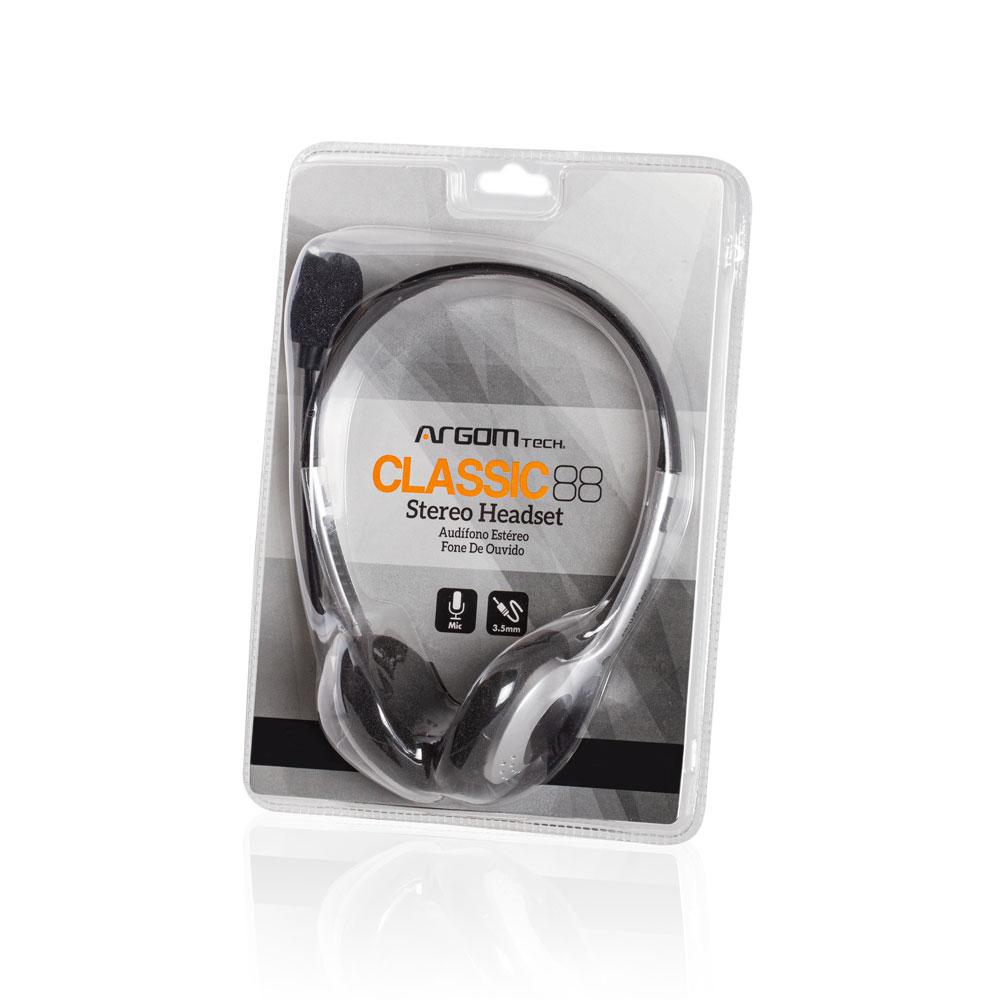 ARG-HS-0088 Argom Stereo Headset 88 With Microphone - (AD50306)