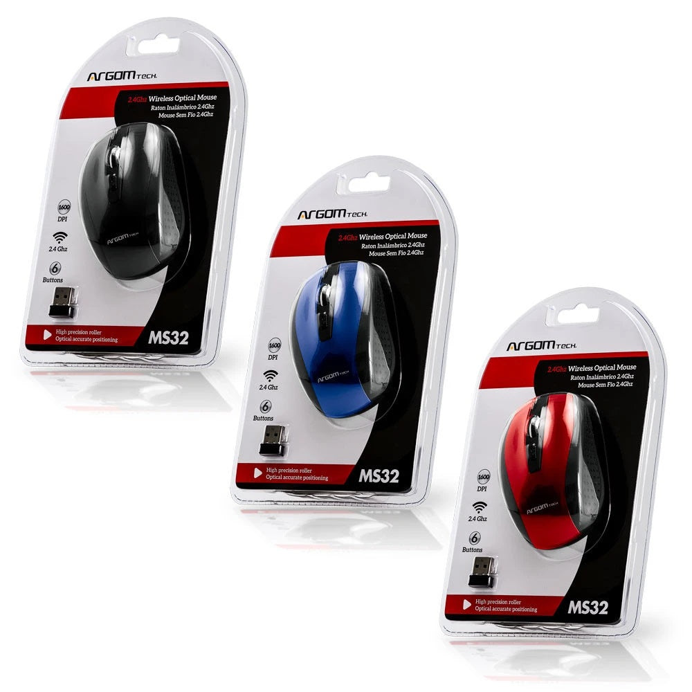 ARG-MS-0032 Argom 2.4GHZ Wireless Mouse MS32 - (AD50892)