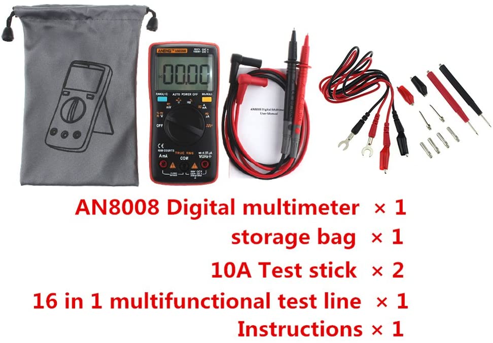 AN8008 ANENG Digital Multimeter - (AD52613)
