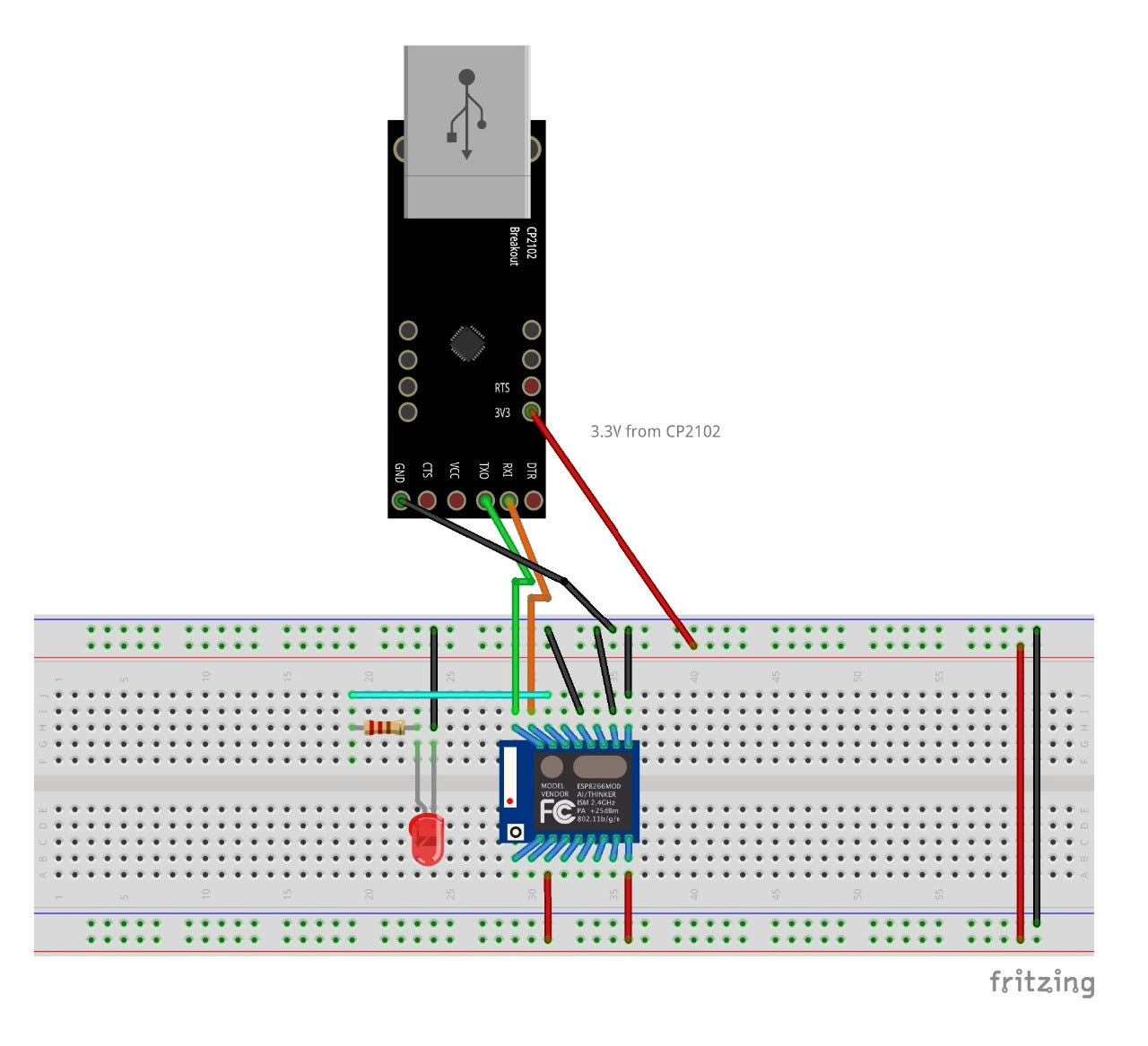 ESP8266 Wifi Module - (AD52998)