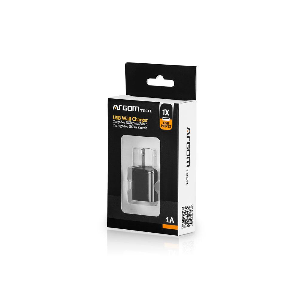 ARG-AC-0104 Argom USB Wall Charger 1A - (AD53051)
