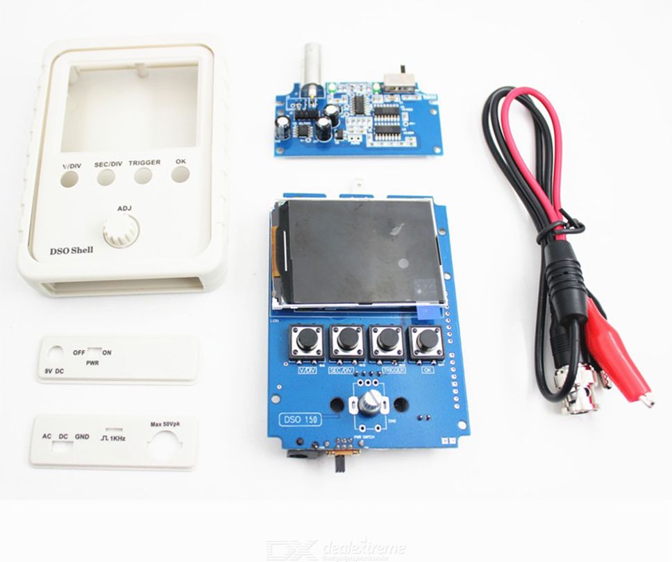 DSO150 Fully Assembled Digital Oscilloscope with Housing Case - (AD53165)