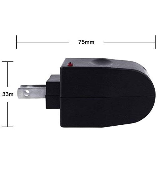 Cigarette Lighter Socket Adapter 90~240V to 12V @ 500mA - (AD53527)