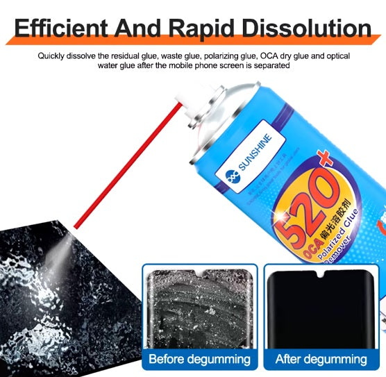 SS-520+ Sunshine Tint Glue Remover - (AD54241)