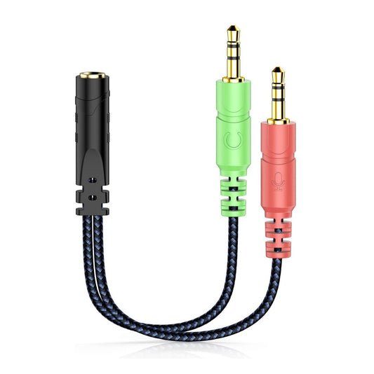 3.5mm Female Jack to Double Male Headphone Cable - (AD54261)