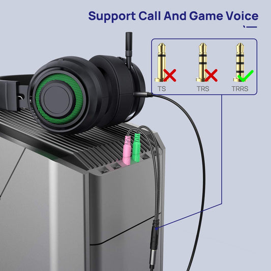 3.5mm Female Jack to Double Male Headphone Cable - (AD54261)