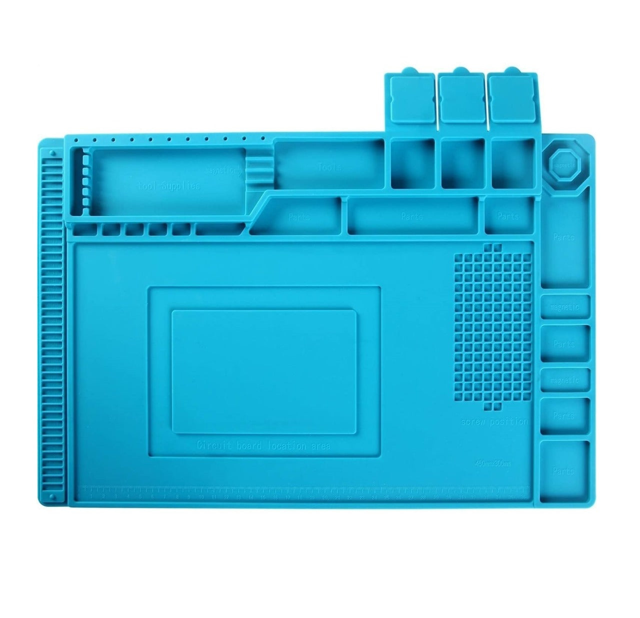 Heat Resistant Magnetic Silicone Mat (300x450mm) - (AD55958)