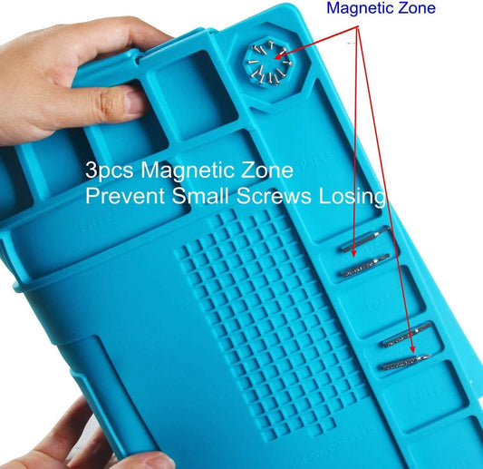 Heat Resistant Magnetic Silicone Mat (300x450mm) - (AD55958)