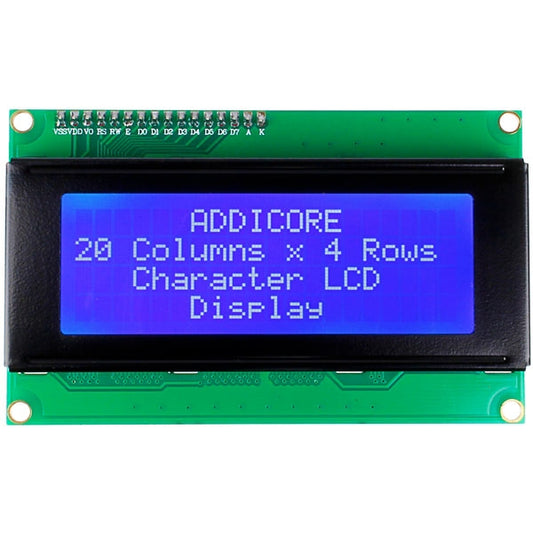 LCD2004 20x4 Character LCD Display Module Blue Blacklight - (AD56548)